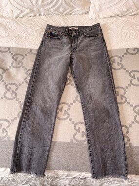 Levi’s Wedgie Straight Leg Women's Jeans - Gray